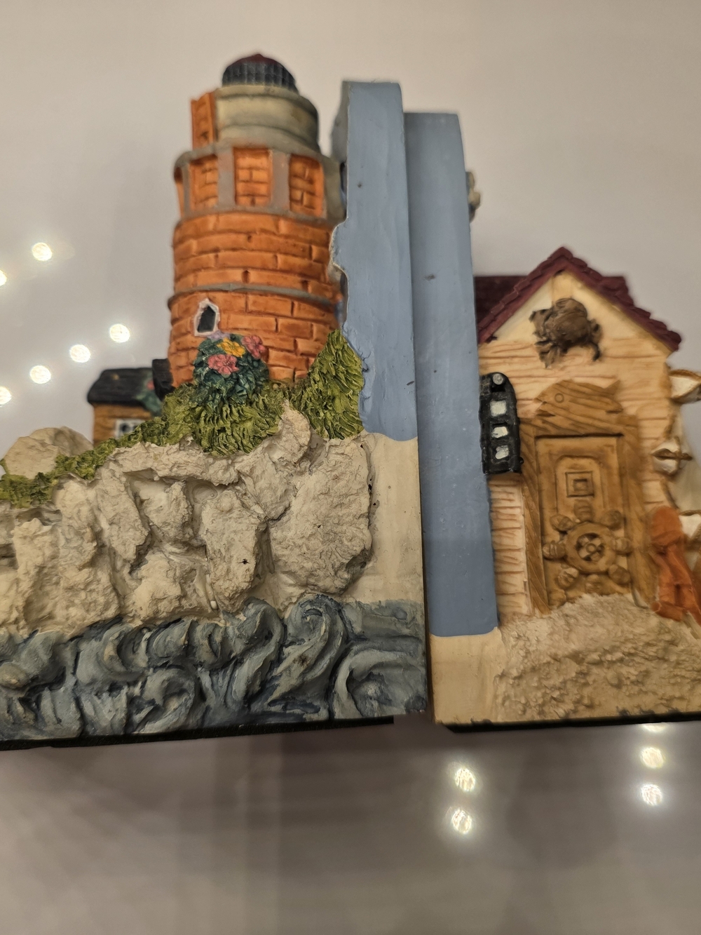 Vintage Seashore Bookends